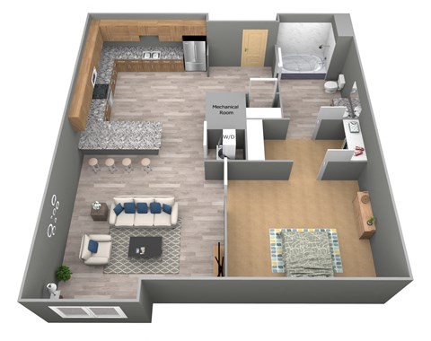Partridge I - 3D - Vivere Floor Plan